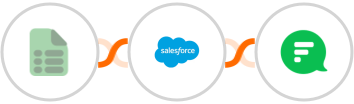 EasyCSV + Salesforce Marketing Cloud + Flock Integration