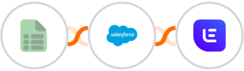 EasyCSV + Salesforce Marketing Cloud + Lemlist Integration