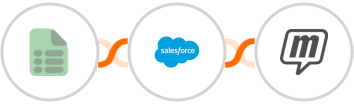 EasyCSV + Salesforce Marketing Cloud + MailUp Integration