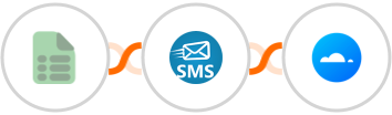 EasyCSV + sendSMS + Mailercloud Integration