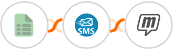 EasyCSV + sendSMS + MailUp Integration