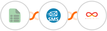 EasyCSV + sendSMS + Mobiniti SMS Integration