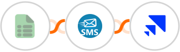 EasyCSV + sendSMS + Saleshandy Integration
