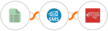 EasyCSV + sendSMS + SMS Alert Integration