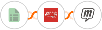 EasyCSV + SMS Alert + MailUp Integration