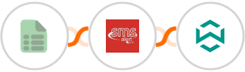 EasyCSV + SMS Alert + WA Toolbox Integration