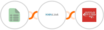 EasyCSV + SMSLink  + SMS Alert Integration