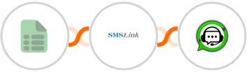 EasyCSV + SMSLink  + WhatsGrow Integration