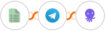 EasyCSV + Telegram + EmailOctopus Integration