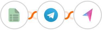 EasyCSV + Telegram + Klenty Integration