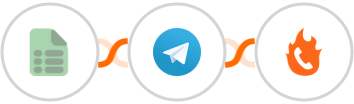 EasyCSV + Telegram + PhoneBurner Integration