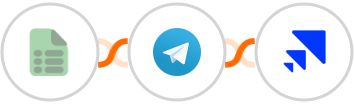 EasyCSV + Telegram + Saleshandy Integration