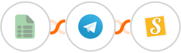 EasyCSV + Telegram + Stannp Integration