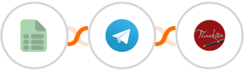 EasyCSV + Telegram + Thankster Integration