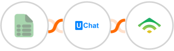 EasyCSV + UChat + klaviyo Integration