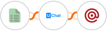 EasyCSV + UChat + Mailgun Integration