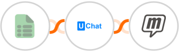 EasyCSV + UChat + MailUp Integration