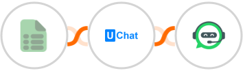 EasyCSV + UChat + WhatsRise Integration