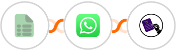EasyCSV + WhatsApp + CLOSEM  Integration