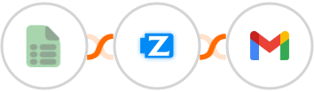EasyCSV + Ziper + Gmail Integration