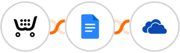 Ecwid + Google Docs + OneDrive Integration