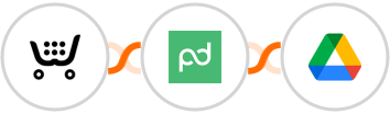 Ecwid + PandaDoc + Google Drive Integration