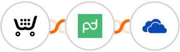 Ecwid + PandaDoc + OneDrive Integration