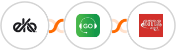 Eko + Godial + SMS Alert Integration
