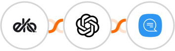 Eko + OpenAI (GPT-3 & DALL·E) + Wassenger Integration