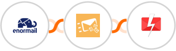 Enormail + Clearout + Fast2SMS Integration