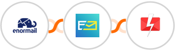 Enormail + NeverBounce + Fast2SMS Integration