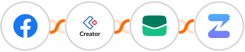 Facebook Lead Ads + Zoho Creator + Email It + Zulip Integration