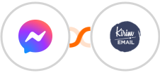 Facebook Messenger + Kirim.Email Integration