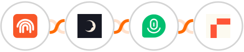 Fingertip + Sniffmail + Demio + Rows Integration