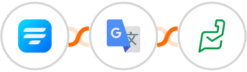 Fluent Forms + Google Translate + Zoho Desk Integration