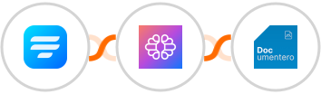 Fluent Forms + TextCortex AI + Documentero Integration