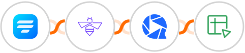 Fluent Forms + VerifyBee + WebinarGeek + Zoho Sheet Integration