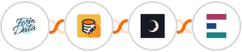 Form-Data + Data Modifier + Sniffmail + Elorus Integration