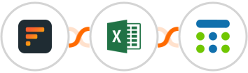 Formaloo + Microsoft Excel + Teamup Calendar Integration