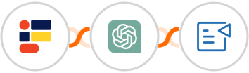 Formsort + ChatGPT + Zoho Writer Integration