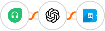 Freshdesk + OpenAI (GPT-3 & DALL·E) + Bulk24SMS Integration