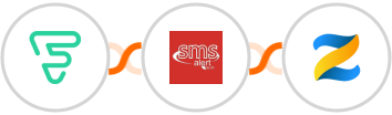 Funnel Premium + SMS Alert + Zenler Integration