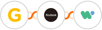 Givebutter + Flodesk + WaliChat  Integration