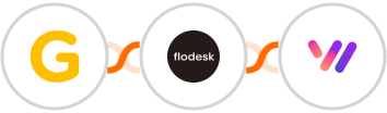 Givebutter + Flodesk + Whapi.Cloud Integration