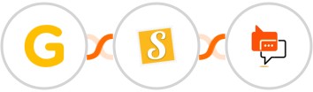 Givebutter + Stannp + SMS Online Live Support Integration