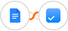 Google Docs + Any.do Integration