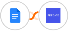 Google Docs + PDFGate Integration