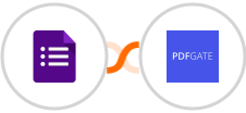 Google Forms + PDFGate Integration