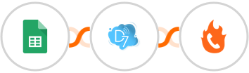 Google Sheets + D7 SMS + PhoneBurner Integration