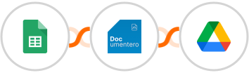 Google Sheets + Documentero + Google Drive Integration